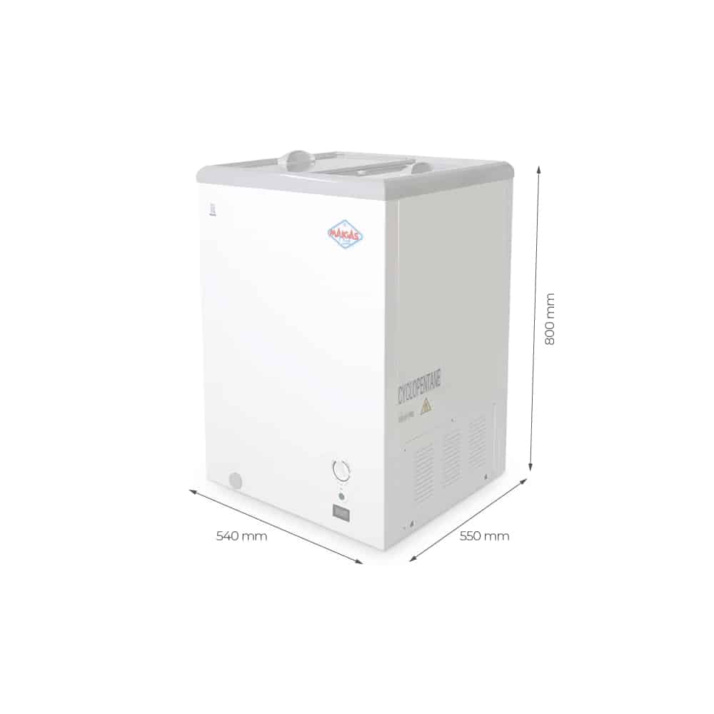 Congelador Dual Tapa de Vidrio 100L Maigas - Imagen 2