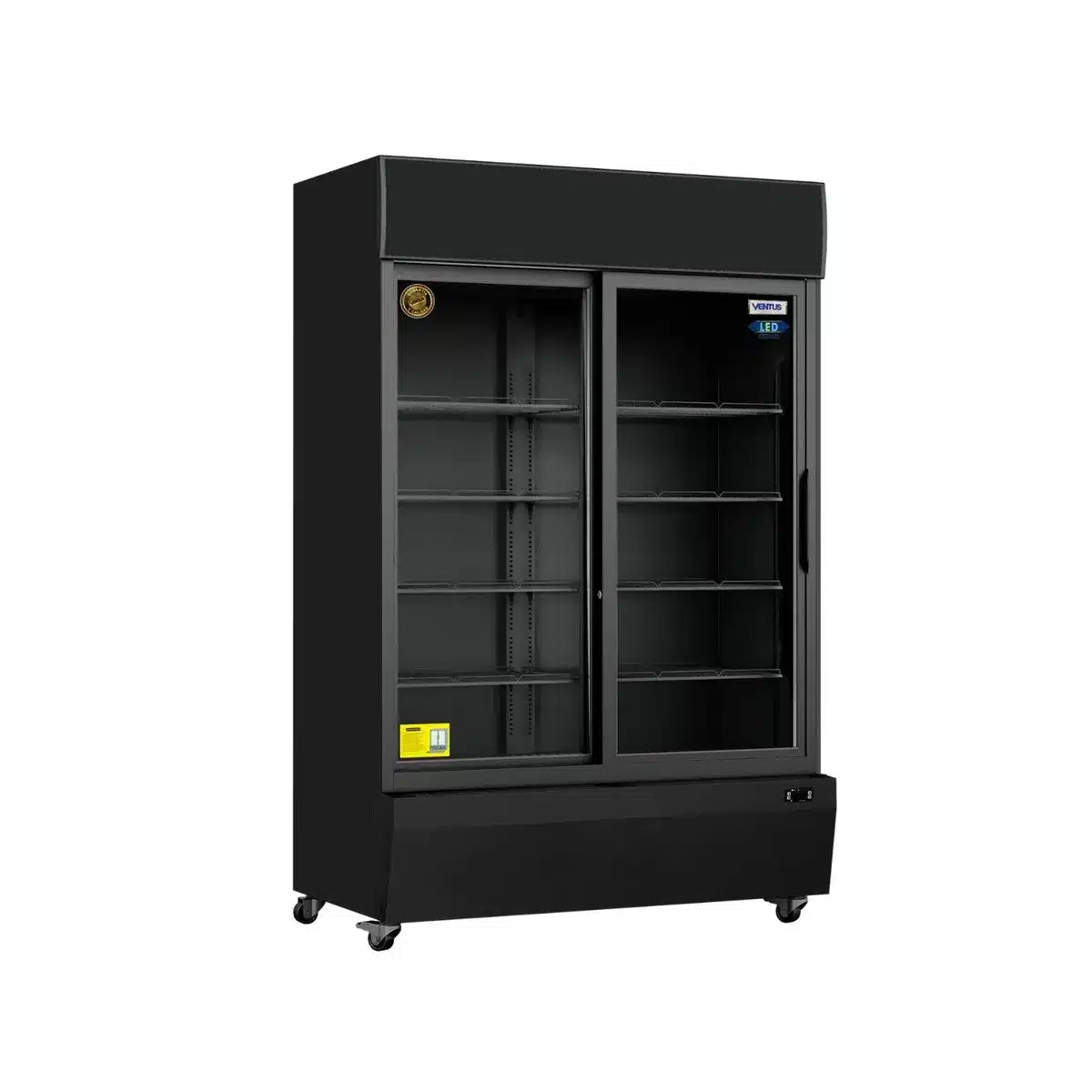 Visicooler Puertas Correderas 1000L Negro Ventus
