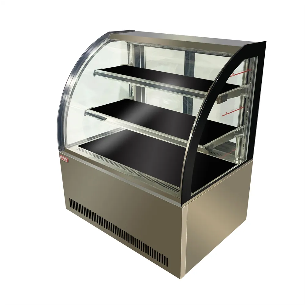 Vitrina Pastelera Curva 100x75x120cm Maigas