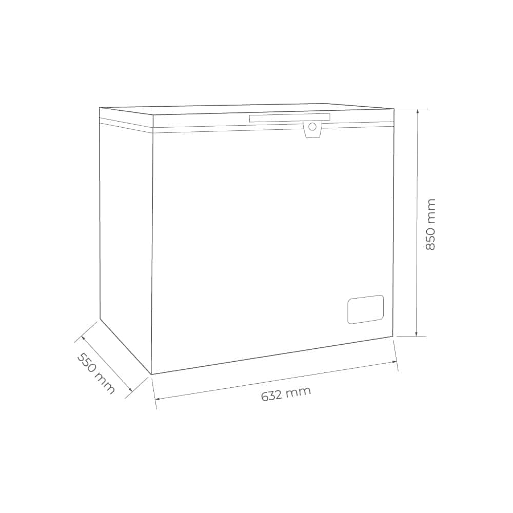Congelador Dual Tapa Dura 145L Maigas - Imagen 3