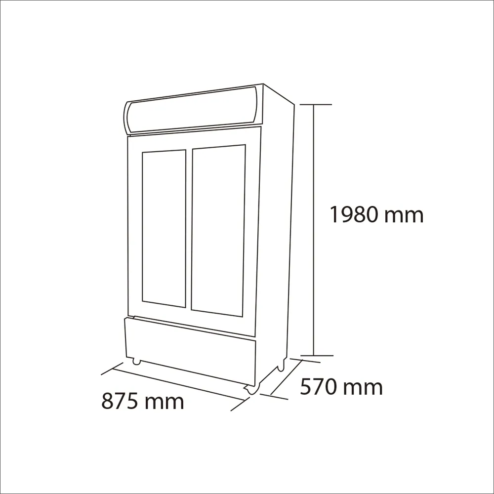 Visicooler 580L Maigas - Imagen 4