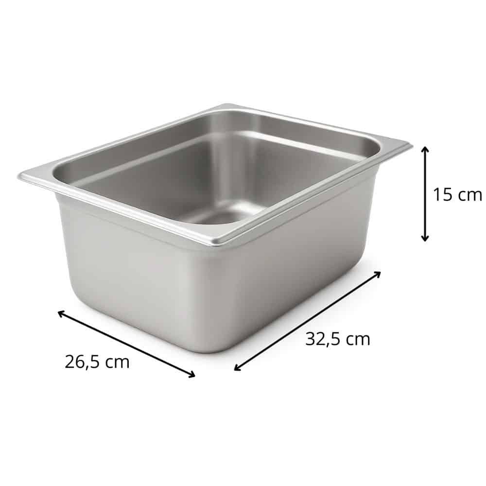 Depósito Gastronorm 1/2 32,5X26,5X15cm Ventus - Imagen 2