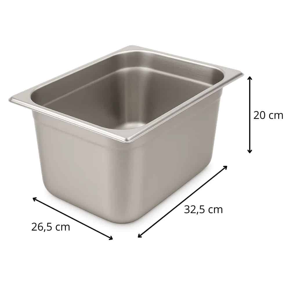 Depósito Gastronorm 1/2 32,5X26,5X20cm Ventus - Imagen 2